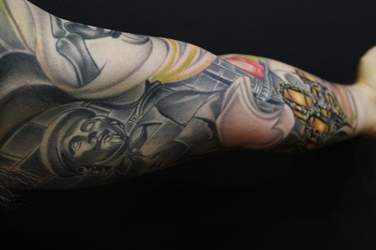 Mike Demasi - USC LIbrary Sleeve MIke DeMasi Tattoo